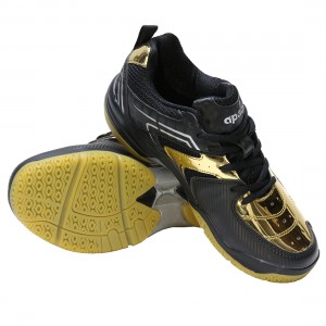 Apacs SP605 Shoe - Black/Gold